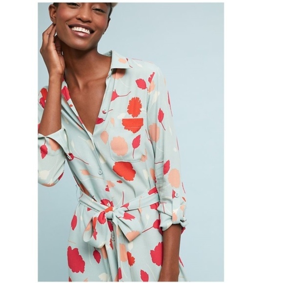 Anthropologie Dresses & Skirts - anthropolgie MARTINA BELTED SHIRTDRESS new